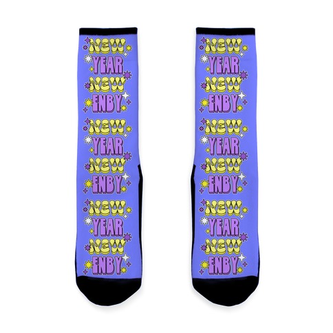 New Year New Enby Sock