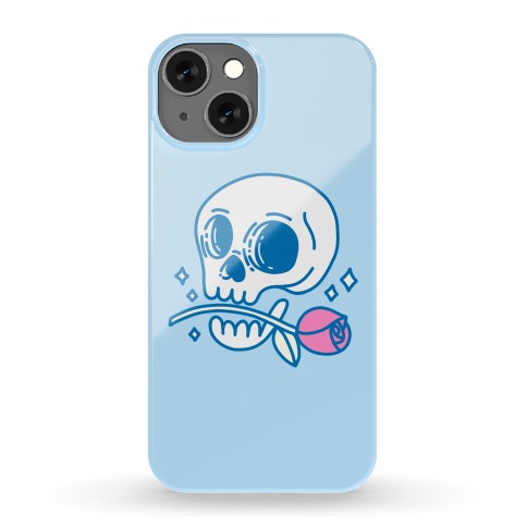Hopeless Romantic Skull Phone Case