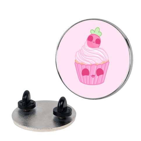 Kawaii Strawberry Cupcake Pin