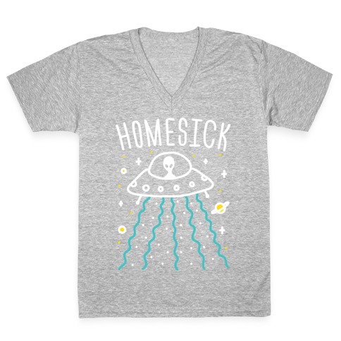 Homesick Alien V-Neck Tee Shirt