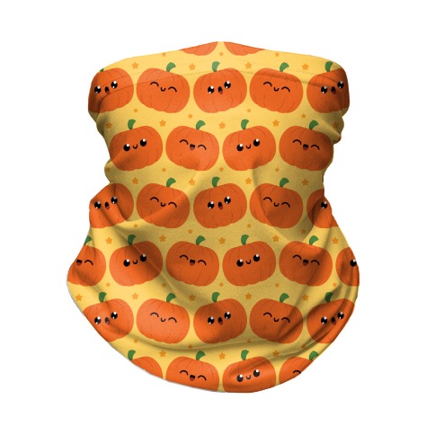Cute Pumpkin Pattern Neck Gaiter