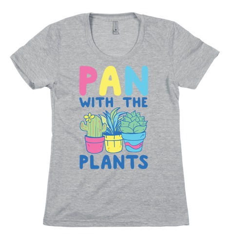 Pan with the Plants Womens T-Shirt