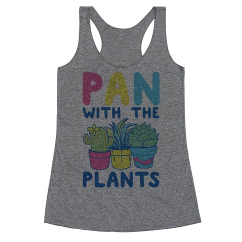 Pan with the Plants Racerback Tank Top