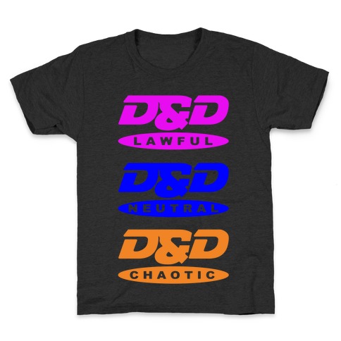 Dungeons and Dragons DVD Logo Parody White Print Kids T-Shirt