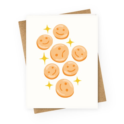 Smiley Fries Greeting Card
