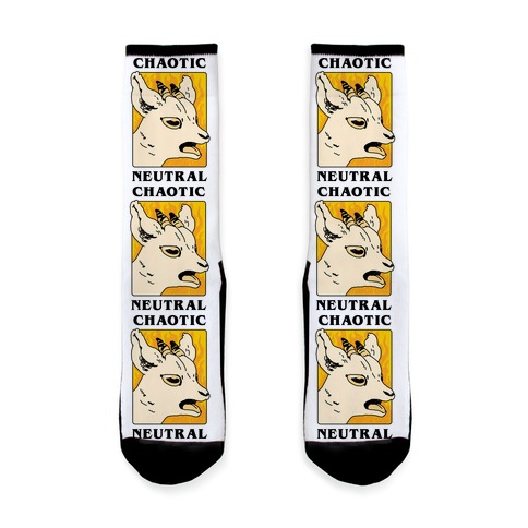 Chaotic Neutral Goat Sock