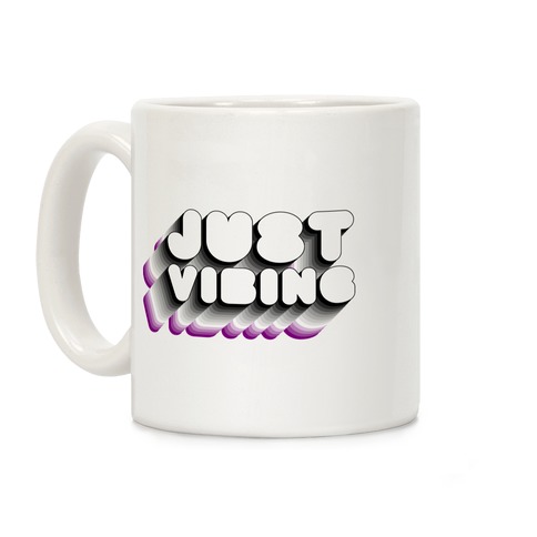 Just Vibing (Ace Pride) Coffee Mug