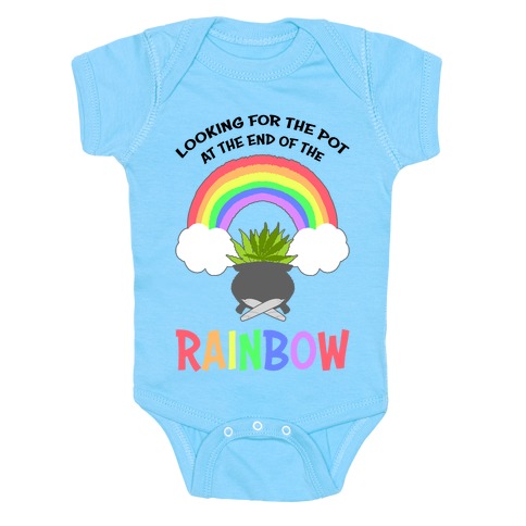 Looking For Pot At The End Of The Rainbow Baby One-Piece
