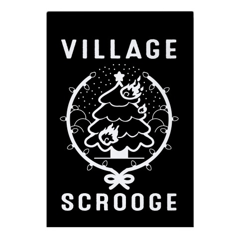 Village Scrooge Garden Flag