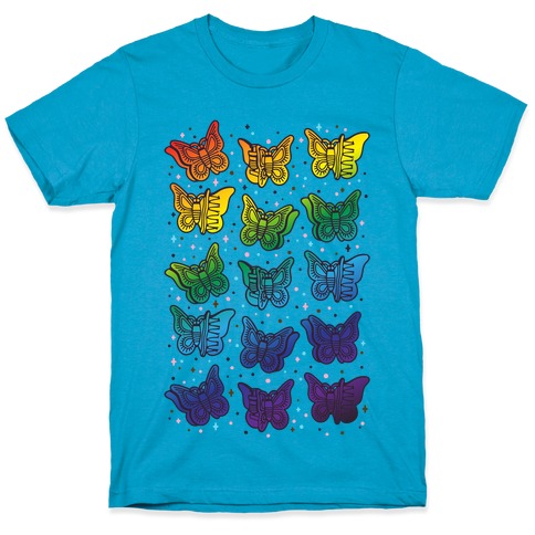 Butterfly Clips LGBTQIA+ Pride T-Shirt