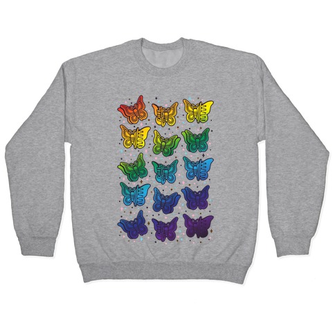 Butterfly Clips LGBTQIA+ Pride Pullover