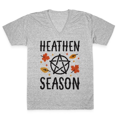 Heathen Season V-Neck Tee Shirt