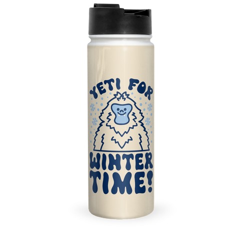 Yeti For Winter Time Travel Mug