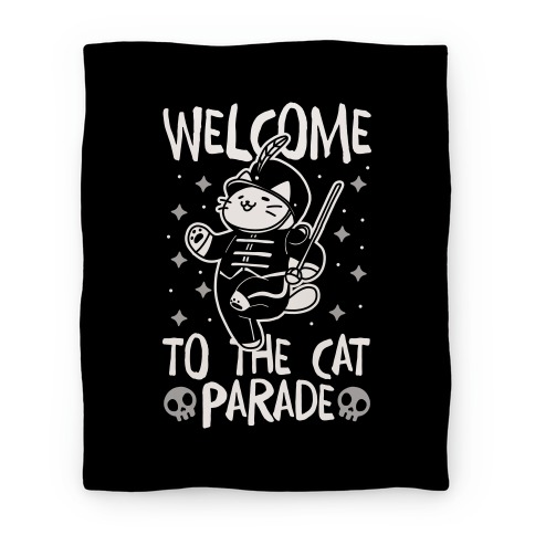 Welcome to the Cat Parade  Blanket