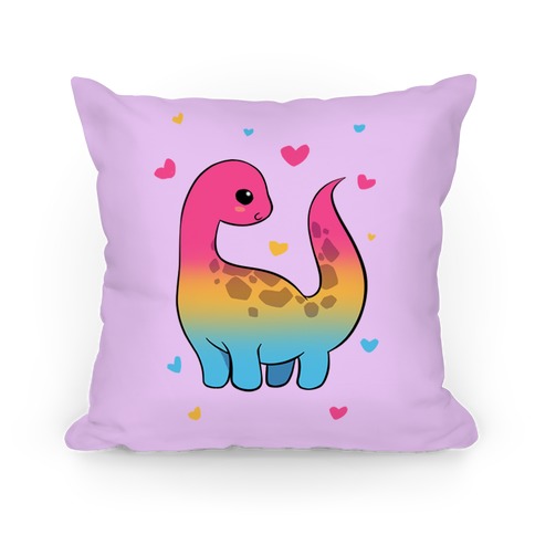 Pansexual-Dino Pillow