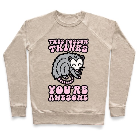 This Possum Thinks You're Awesome Pullover