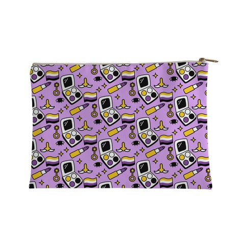 Nonbinary Makeup Pattern Accessory Bag