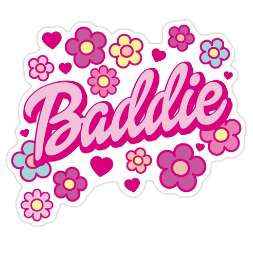 Baddie Barbie Parody Die Cut Sticker