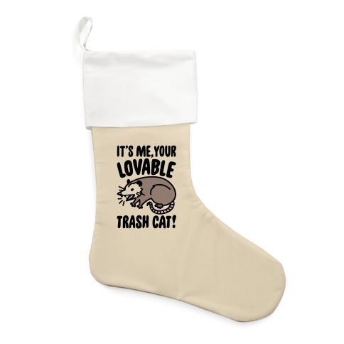 It's Me Your Lovable Trash Cat Stocking