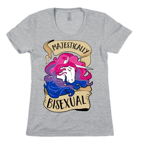 Majestically Bisexual Womens T-Shirt