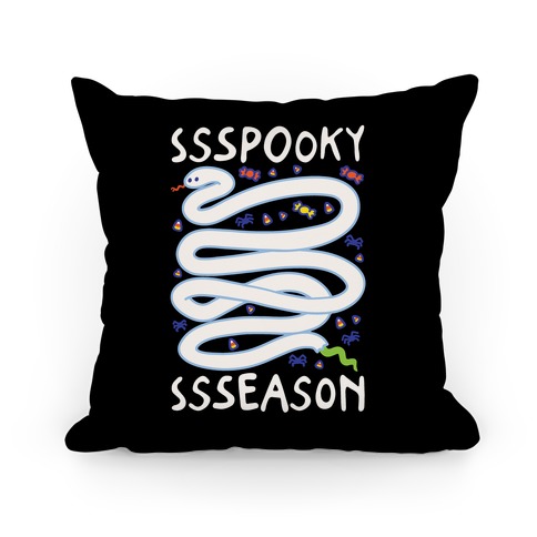 Ssspooky Ssseason Snake Pillow