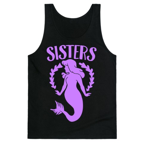Mermaid Sisters (Purple) Tank Top