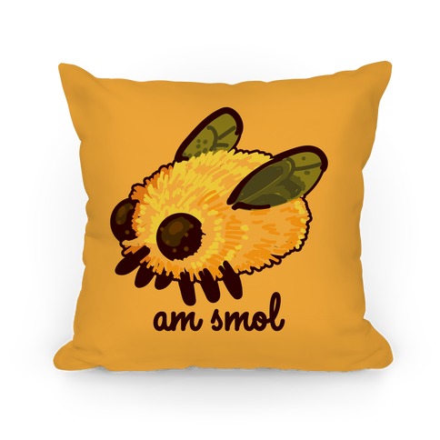 Am Smol Bee Fly Pillow