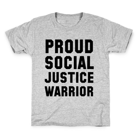 Proud Social Justice Warrior Kids T-Shirt