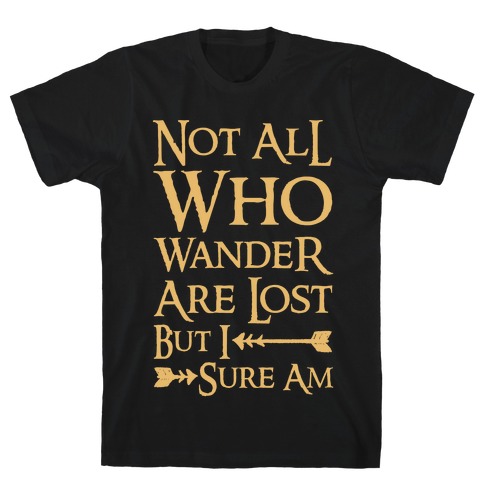 Not All Who Wander Are Lost But I Sure Am T-Shirt