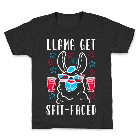 Llama Get Spit-Faced Kids T-Shirt