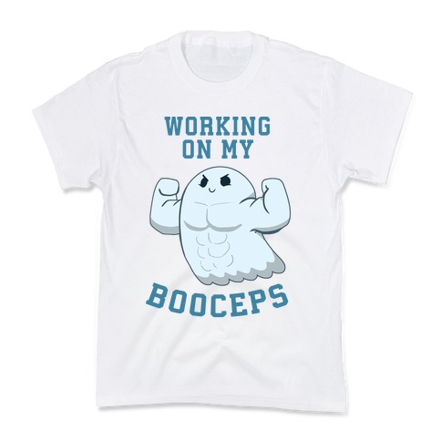 Working On My Booceps Kids T-Shirt