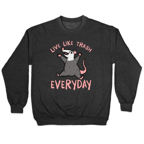 Live Like Trash Everyday Pullover