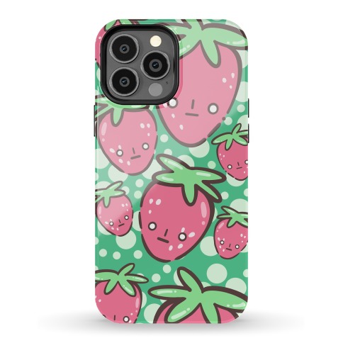 Indifferent Strawberries Phone Case