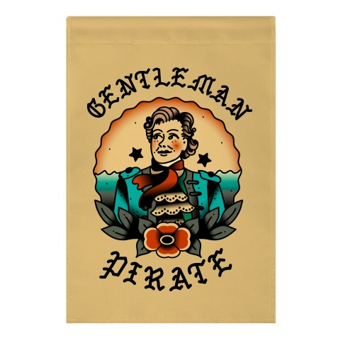 Gentleman Pirate Sailor Jerry Tattoo Garden Flag