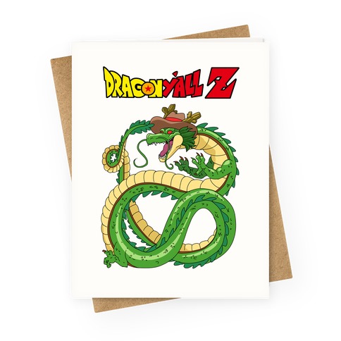 Dragon Y'all Z Greeting Card