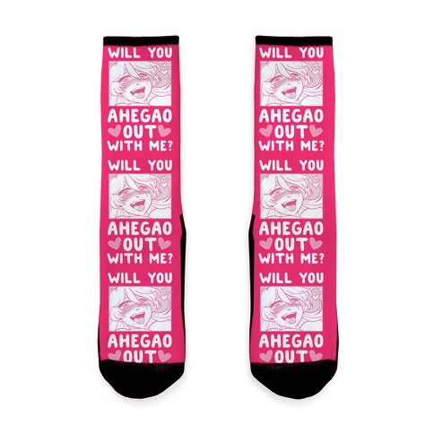 Will You Ahegao Out With Me Sock