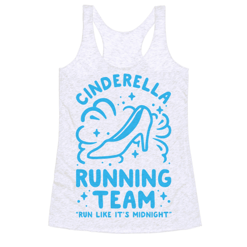 Cinderella Running Team - Racerback Tank Tops - HUMAN