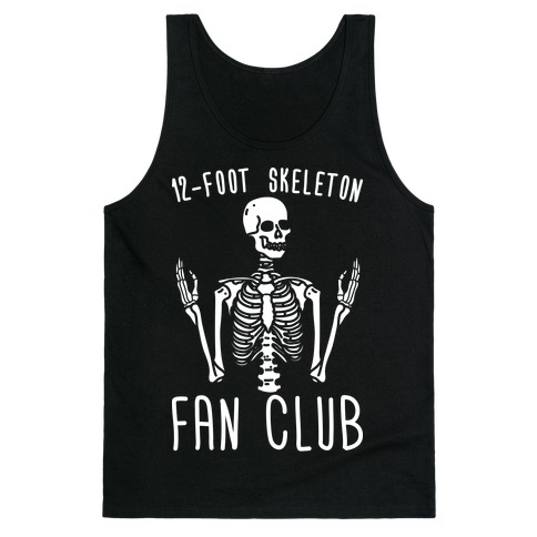 12-Foot Skeleton Fan Club Tank Top