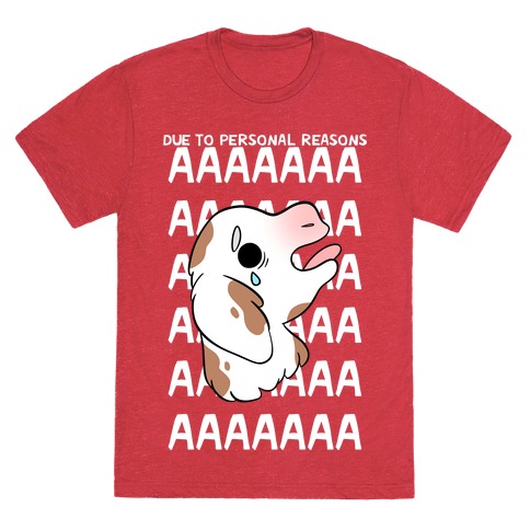 Due To Personal Reasons AAAA Baby Goat T-Shirt