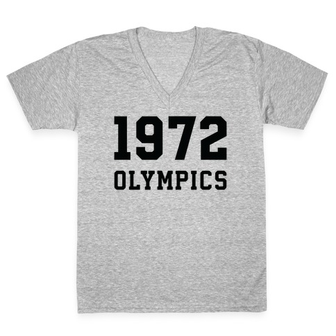 1972 Olympics V-Neck Tee Shirt