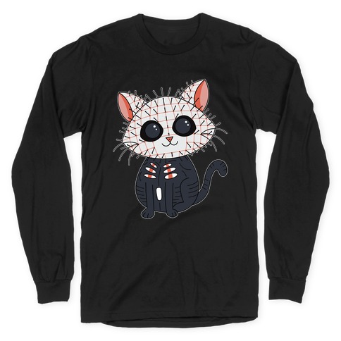 Hellraiser Pinhead Kitten Long Sleeve T-Shirt