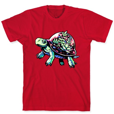 Turtle Succulent Terrarium T-Shirts | LookHUMAN