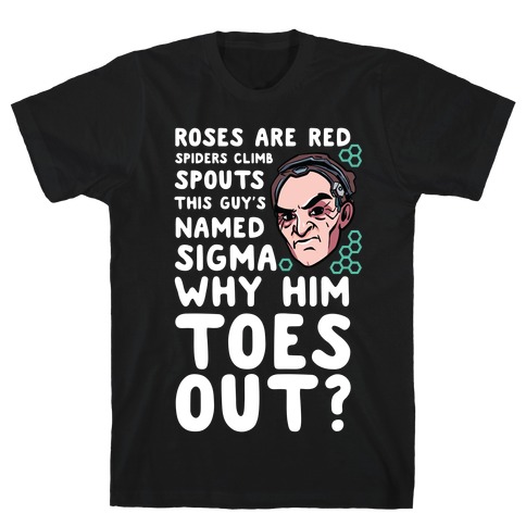 Sigma Toes Out Parody T-Shirt