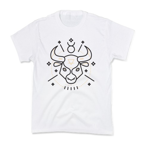 Astrology Taurus Bull Kids T-Shirt
