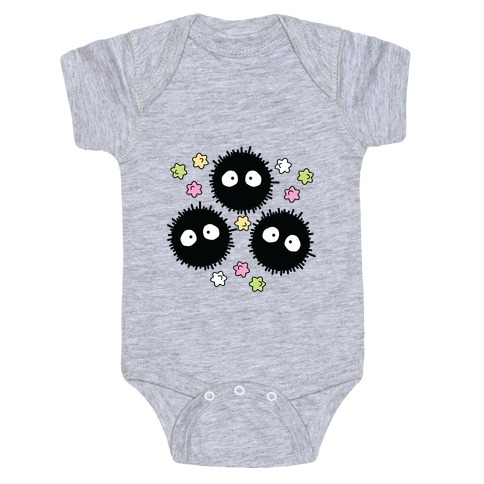 A Trio Of Soot Sprites Baby One-Piece