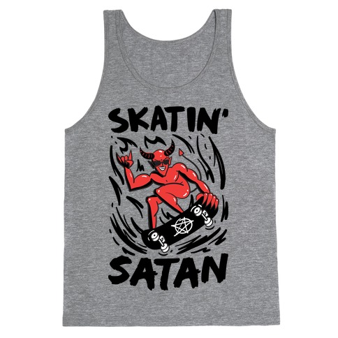 Skatin' Satan Tank Top