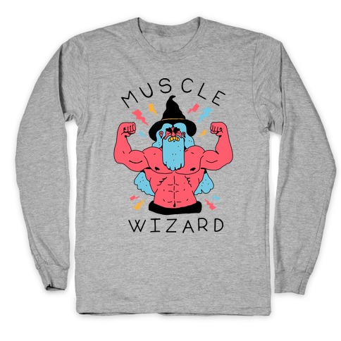 Muscle Wizard Long Sleeve T-Shirt