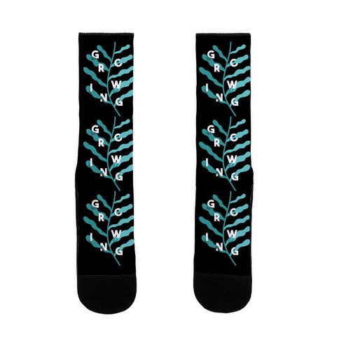 Growing Plant Frond Sock