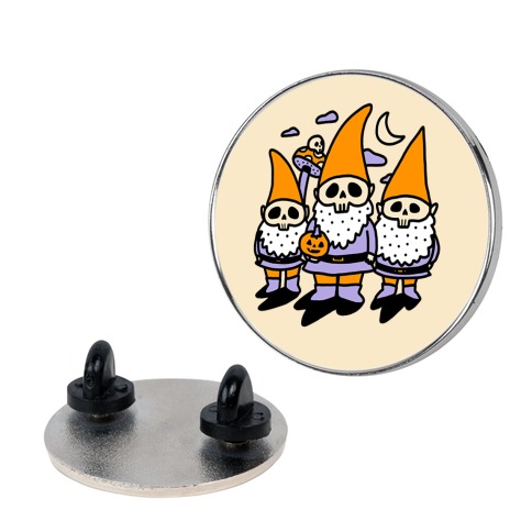 Happy Hall-Gnome-Ween (Halloween Gnomes) Pin