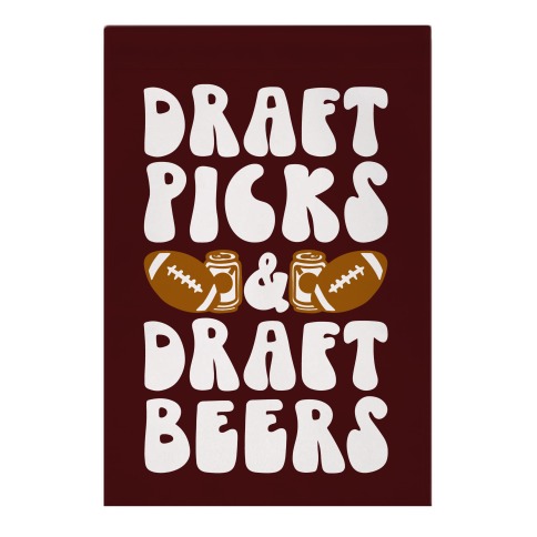 Draft Picks & Draft Beers Garden Flag